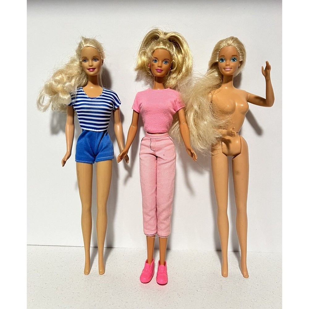 Barbie Dolls Lot of 3 Mattel 1993/66 Very Good Condition Gift Rare Collectiable - Picture 7 of 10